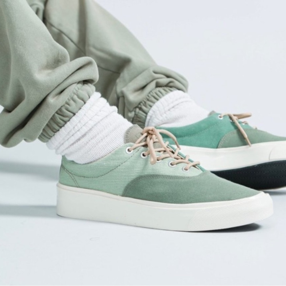 Converse Skid Grip Jungle Cloth Unisex Low Top Green Canvas Shoes Mens 8.5 W 10